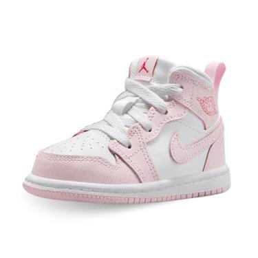 Imagem de Nike Tênis infantil Air Jordan 1 Mid, rosa, 19