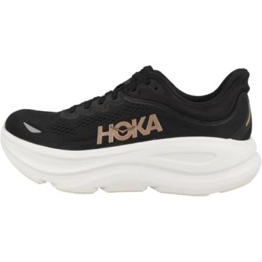 Imagem de HOKA Tênis feminino Bondi 9, Ouro rosa, 38