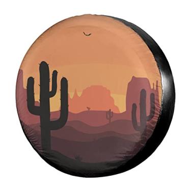 Imagem de Capa de pneu sobressalente de flor colorida da Foruidea à prova d'água à prova de poeira UV capa de pneu de roda de sol adequado para Jeep Trailer, RV, SUV e muitos veículos (14, 15, 16, 17 polegadas)Foruidea 15"for diameter 27"-29" AB-122