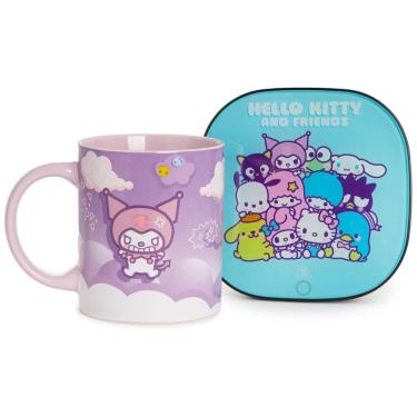 Imagem de Aquecedor de Caneca, Tema Kuromi com Desligamento Automático, Inclui Caneca, 16W, Uncanny Brands, Roxo