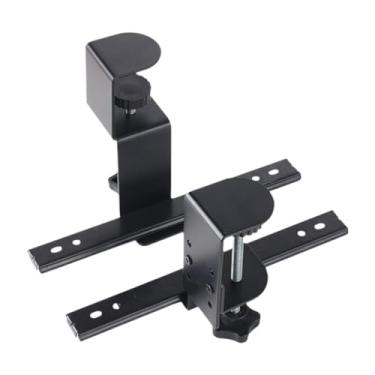 Imagem de Generic Bandeja deslizante para gaveta de teclado faça você mesmo sob a mesa de escritório, ferragens de grampo, Ajuste a Mandíbula de 4 a 7 Cm