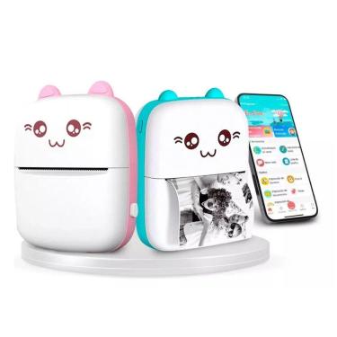 Imagem de Mini Impressora Premium Termica Recarregavel Portatil Printe