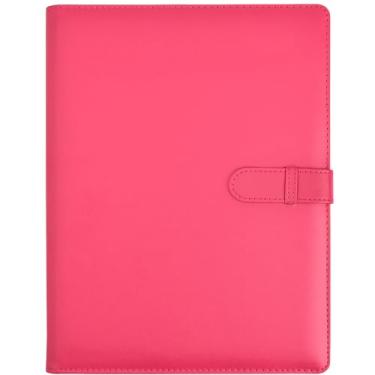 Imagem de Arpan A4 Livro de apresentação profissional com 36 bolsos, 72 lados, visor de toque suave, pasta de portfólio com cinto de fecho (rosa)