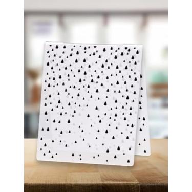 Imagem de Pastas de plástico em relevo de fundo de gota de chuva para fazer cartões, pastas de gravação de fundo de chuva para scrapbook faça você mesmo, pastas de gotas de chuva para decoração de álbum de