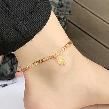 Imagem de Tornozeleira de constelação de aço inoxidável para homens e mulheres, One Size, Aço inoxidável, Sem Pedra Preciosa