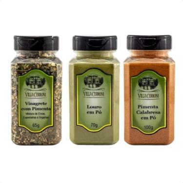 Imagem de Vinagrete com Pimenta, Louro em Pó, Pimenta Calabresa em Pó