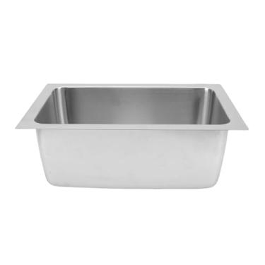 Imagem de Diydeg Pia de Aço, Pia de Cozinha de Tigela única Em Aço Inoxidável 304 Com Filtro de Cesta e Tubo de Drenagem Corrugado, Banheira de Lavanderia para Veículo, Barco, Motorhome, Iate