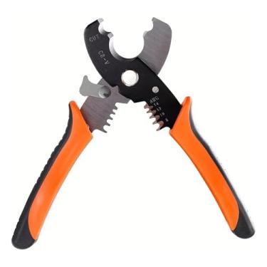Imagem de Cortador e decapador de cabos profissional de 17 cm | Multiferramenta para cabos Al/ e Comm 8-14 AWG