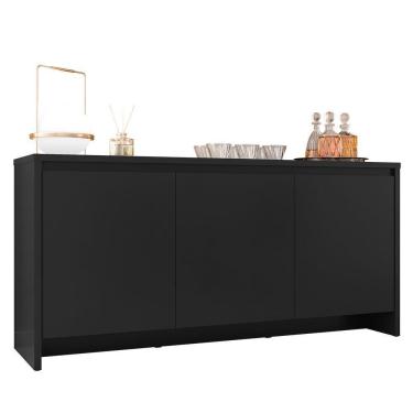 Imagem de Buffet Aparador Madrid 3 Portas Preto - Casa D Preto