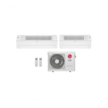 Imagem de Ar condicionado Multi Split Inverter 2 ambientes ( 1via 2X 12.000BTUS, 1X 18.000BTUs) Quente/Frio WiFi Integrado 220V