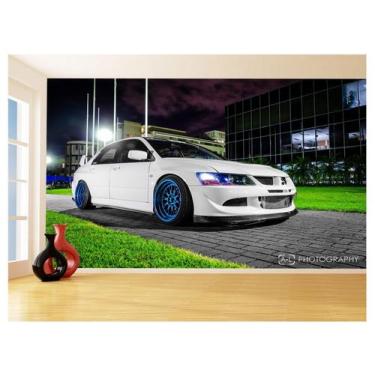 Imagem de Papel De Parede 3D Carro Mitsubishi Lancer Evo 3,5M Car300 - Você Deco