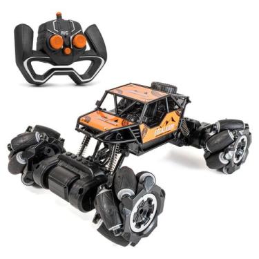 Imagem de Carrinho de Controle Remoto Brinquedo Infantil Recarregável Pick-up 4x