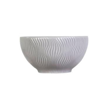 Imagem de Germer, Bowl em porcelana, modelo Sinuosa, Ø 12,5 cm, 360 ml, Cinza - FL