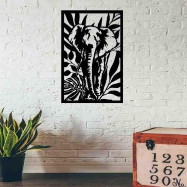 Imagem de Quadro Decorativo Elefante Vazado - Mdf 3Mm 001 - Decoarts