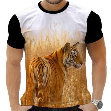 Imagem de Camiseta Camisa Personalizada Animal Felino Tigre Selva 1 - Obds Co, B