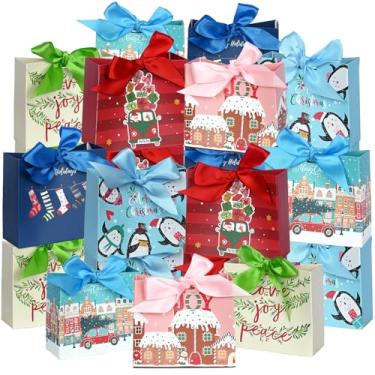 Imagem de Nimbbex Pacote com 24 sacos de presente de Natal