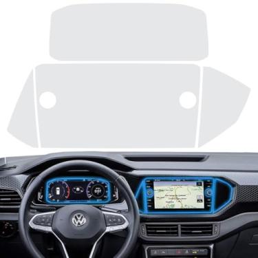 Imagem de SPORTINOX, Adesivo PPF Premium Para T-Cross 2020 Tela Multimídia Fosco