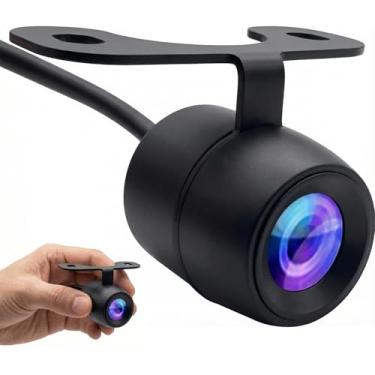 Imagem de Câmera De Ré, Universal Automotiva Borboleta Parachoque Com Visão Noturna Colorida Carro Caminhão Van