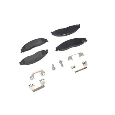 Imagem de GM Genuine Parts 171-831 Conjunto de pastilhas de freio a disco frontal com clipes e parafusos