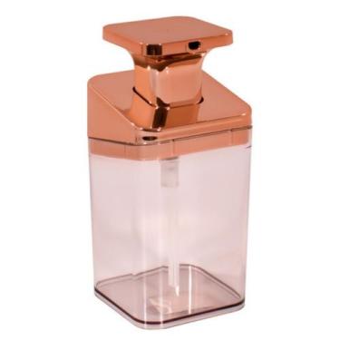 Imagem de Porta Sabonete Líquido 400ml Slim Para Banheiro Lavabo Pia Saboneteira