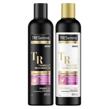 Imagem de Kit Shampoo 400ml + Condicionador TRESemmé Blindagem Platinum 400ml