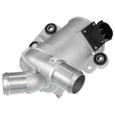 Imagem de A ABSOPRO Bomba de água Nº DS7Z8C419B/DS7E8C419BA 20x17 cm Bomba de água do motor elétrico do carro para Ford C-Max 2013 para Ford Fusion 2013-2014 Metal prateado