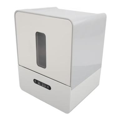 Imagem de aqxreight Distribuidor Automático de Toalhas de Sem Toque para Cozinha, Banheiro, Montagem na Parede, Dispensador de Toalhas de Com Luz Noturna, Bateria de 1200mah, Cinza, Irritante, Bloqueio para