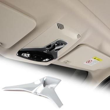 Imagem de Sekhyna Guarnição da moldura da lâmpada de leitura do teto do carro compatível com BMW X1 U11 2023 2023 ABS 1 peça, acessórios de acabamento da tampa do painel da luz de leitura do teto dianteiro
