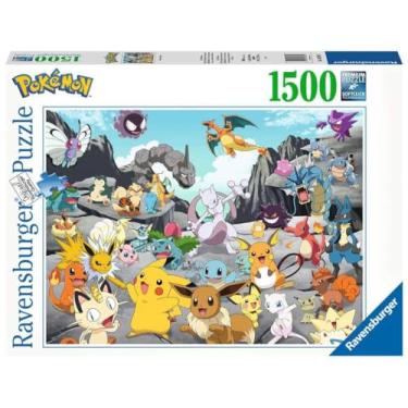 Imagem de Ravensburger Puzzle 2D 1500 elementów: Pokemon Classic, Stary design