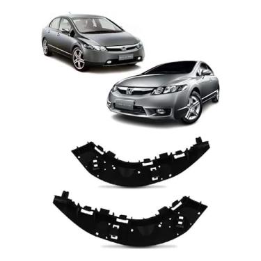 Imagem de Par Guia Suporte Parachoque Dianteiro New Civic 2007 2008 2009 2010 a 2011