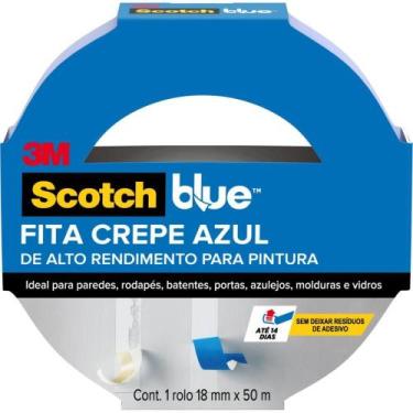 Imagem de Fita Crepe Blue Tape 2090 18MM X 50M Rolo - 3M