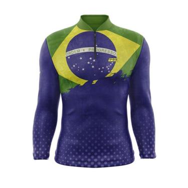 Imagem de Camisa Camiseta Pqs New Ml Pescador Pesca Gz Ref 05 Uv50+-Unissex
