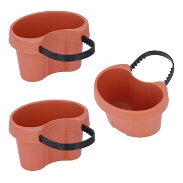 Imagem de GLOGLOW Vaso de Flores Com Alça Ajustável, Vaso de Mudas de Plástico de para Transições de Plantas e Suculentas, ótimo para Varanda ou Jardinagem Ao Ar Livre