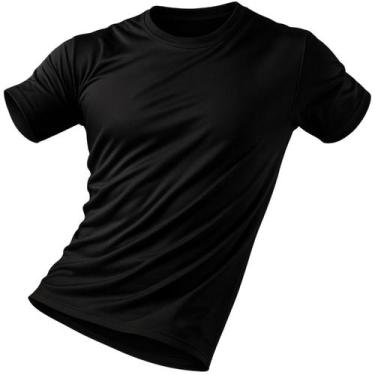 Imagem de Camiseta Dry Fit Masculina Esportiva Tecido Respirável Confortável Fit
