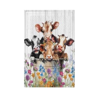 Imagem de TYIGBXFYO Highland Cow Capas decorativas de interruptor de luz de fazenda em branco único placas de parede elétricas rústicas receptáculo placas frontais para banheiro casa