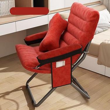 Imagem de AkosOL Cadeira preguiçosa para sala de estar com apoio de braço, sofá dobrável confortável reclinável de ar poltrona para quarto, escritório, hospedagem, B, L, ll