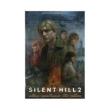 Imagem de Pôster De Jogo De Terror Silent Hill Pintura Em Tela Decoração De Pare