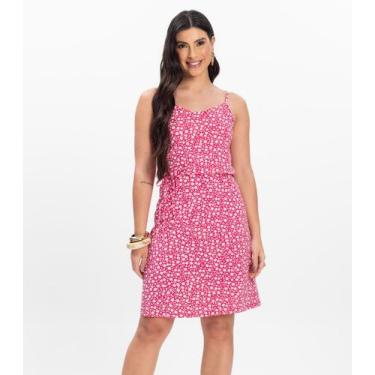 Imagem de Vestido Feminino Infinita Cor Rosa, M, Rosa