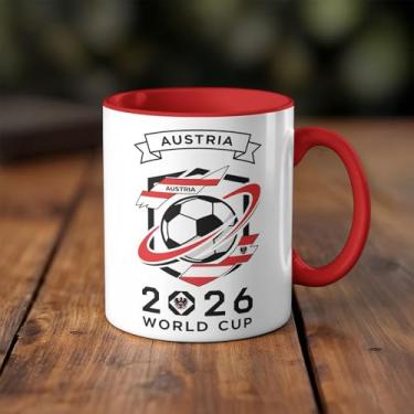 Imagem de Caneca xicara Futebol Copa do mundo Austria 26EI (branco)