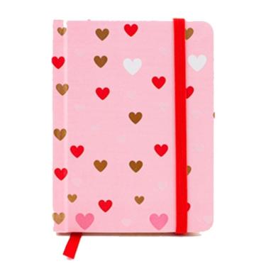 Imagem de Caderneta Molin Loveskine Sem Pauta Cd C/80 Fls Pink Heart