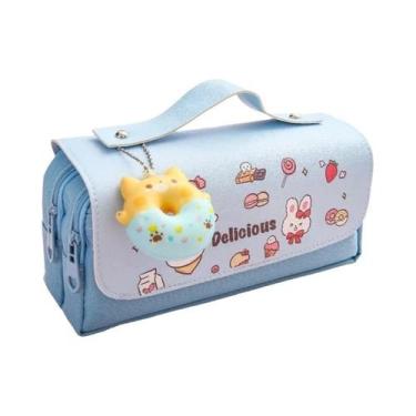 Imagem de Estojo De Lápis 3D Kawaii À Prova d'Água Para Meninas, Bolsa De Caneta