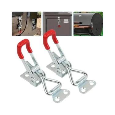 Imagem de Fecho De Alavanca Ajustável Reforçado Para Tampa De Defumador, Ferrame