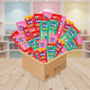 Imagem de Kit Tubes Azedinho Fini 4 Sabores | 20 Caixas com 12 Unidades de 15g | Total 240 Tubes