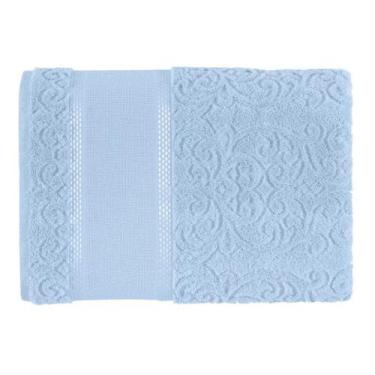 Imagem de Toalha de Banho Gigante Para Bordar Melina Karsten, Azul