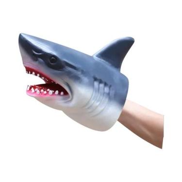 Imagem de Fantoches De Mão De Dinossauro Para Crianças, T-Rex, Tubarão, Tigre, B