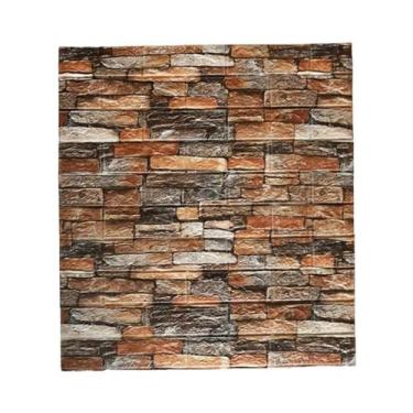 Imagem de Adesivo De Parede 3D Grande 70x77CM Em Espuma Autoadesiva À Prova d'Ág