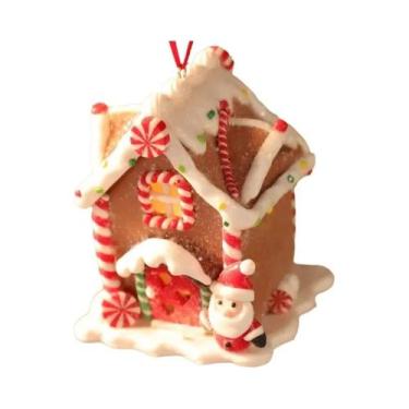 Imagem de Luminária LED Em Formato De Casa De Biscoito De Gengibre, Pingente Dec