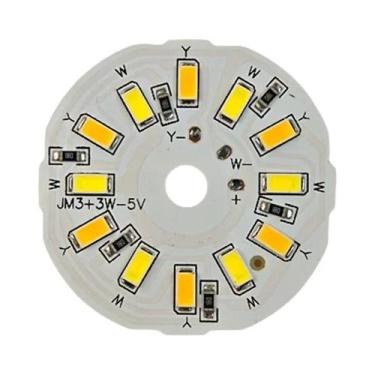 Imagem de Placa De Luz LED Branca Quente Regulável 3W 5730 2835 SMD 3000K 6000K 
