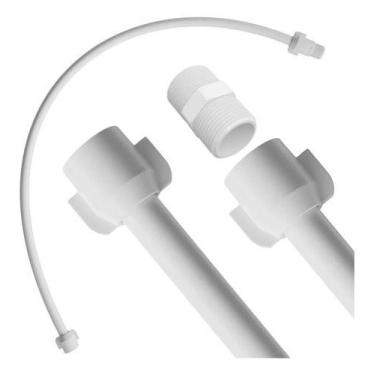 Imagem de Engate Mangueira Flexível Branco C/niple 50cm Astra Agua Fria