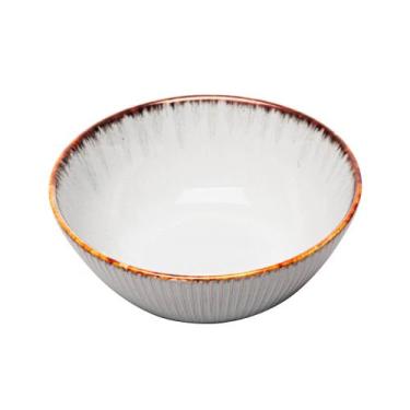 Imagem de Bowl de Cerâmica Linear Cinza 16cm x 7cm 380ml - Lyor